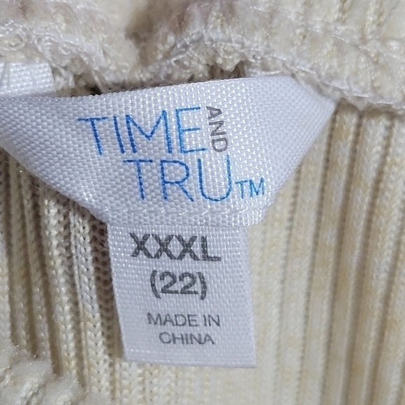 Time And Tru Women’s Midi Length Stretchy Ribbed Pencil Skirt Size XXXL (22) - Picture 9 of 10